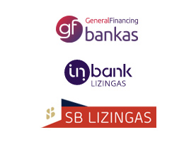 InBank, SB lizingas, <br/>GF lizingas